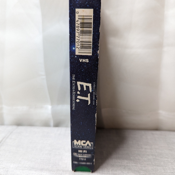 1982 ET The Extra-Terrestrial Rare Green VHS Video MCA USA Movie Slip Cover - Picture 6 of 7